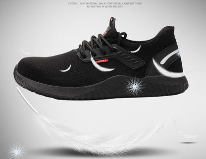 Breathable Safety Shoes | Lightweight Protective Work Safety Shoes | Steel Toe