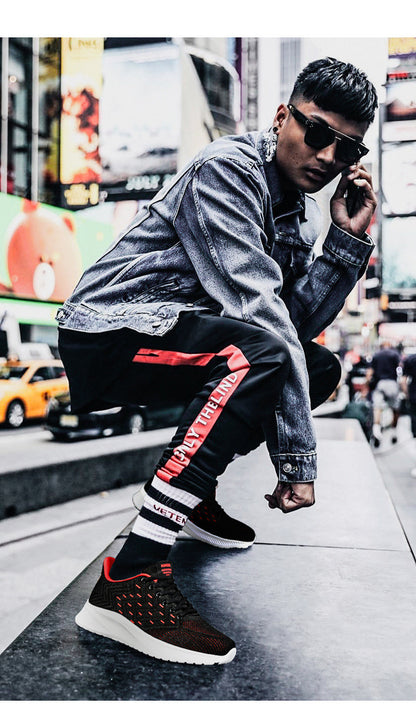 Ultralight Running Shoes – Breathable Mesh Upper Sneakers With MD Sole Cushioning