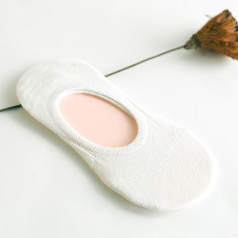 Women's Boat Socks - Low Cut Solid Color Casual Breathable Cotton Socks