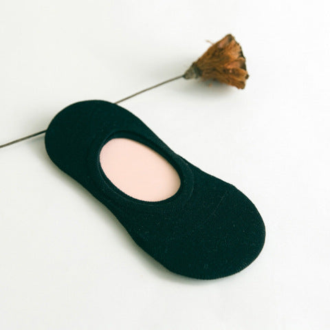 Women's Boat Socks - Low Cut Solid Color Casual Breathable Cotton Socks