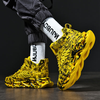 Camouflage Sports Shoes | Men's Casual Sneakers With Rubber Sole Grip