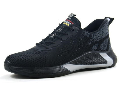 Men Work Safety Shoes | Lightweight Steel Toe Boots | Durable Protective Footwear