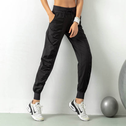 Slimming Fitness Pants | Women's Workout Leggings | Wrinkle Resistant Polyester Blend