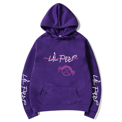 Lil Peep Hoodies - Graphic Hooded Sweatshirt | Loose Fit Pullover Fleece