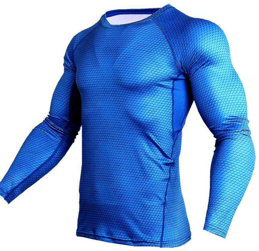 Men Gym Running Shirt | Quick Dry Compression Workout Tee | Breathable Fitness Top