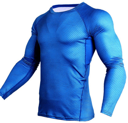 Men Gym Running Shirt | Quick Dry Compression Workout Tee | Breathable Fitness Top