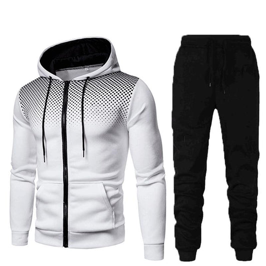 Men's Sports Suit – Warm Autumn Winter Wear | Breathable Cotton & Polyester Blend
