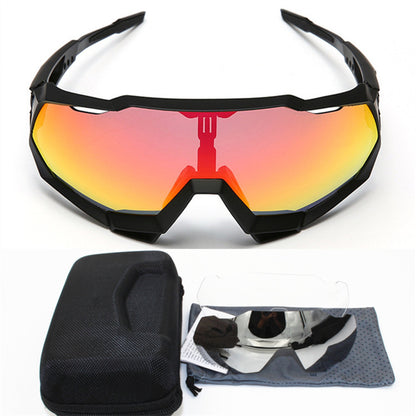 Bicycle Riding Glasses – Lightweight Sports Sunglasses With Interchangeable Lenses