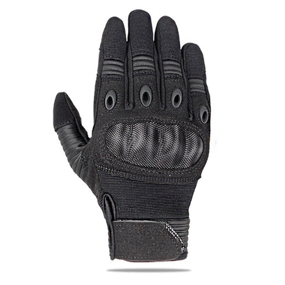 Tactical Motorbike Gloves – Full Finger Touch Screen Gloves With Knitted Fabric