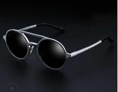 Polarized Sunglasses | Vintage Style UV400 TAC Lens Eyewear | Lightweight Metal Frames