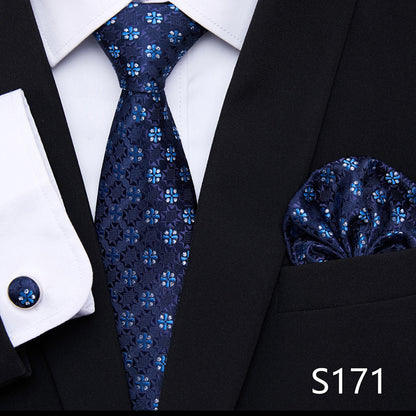 Men's Patterned Ties | European Style Neckwear Set With Silk Patterns