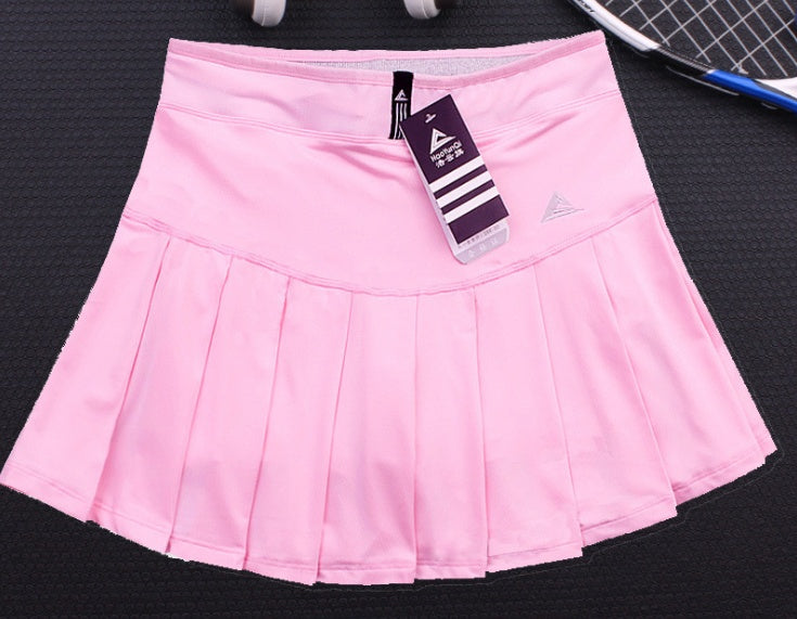 Girls Tennis Skirts With Safety Shorts | Quick Dry Women Badminton Skirt