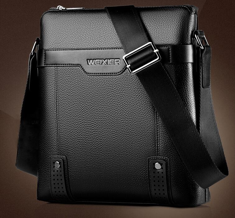 Men Messenger Bags | Stylish PU Leather Crossbody With Zipper Closure