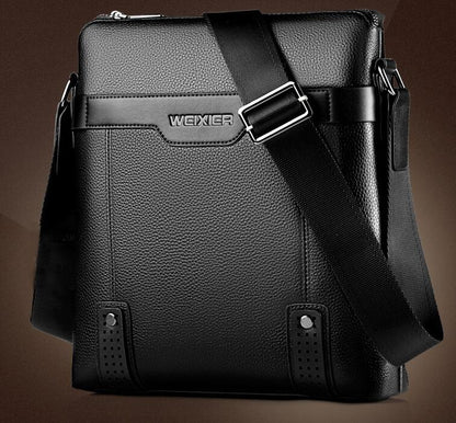 Men Messenger Bags | Stylish PU Leather Crossbody With Zipper Closure