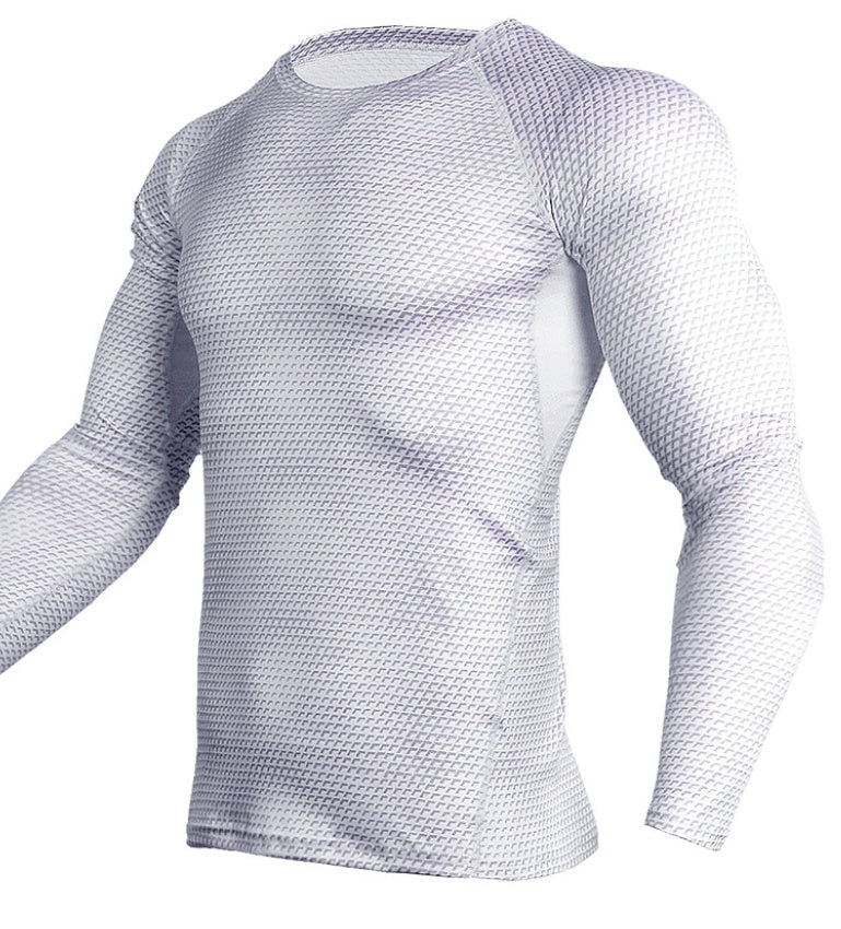 Men Gym Running Shirt | Quick Dry Compression Workout Tee | Breathable Fitness Top