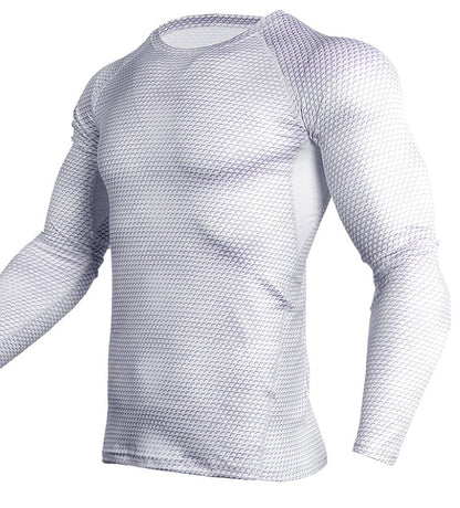 Men Gym Running Shirt | Quick Dry Compression Workout Tee | Breathable Fitness Top