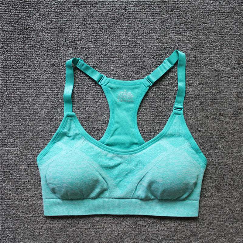 Women Sport Bras - Seamless Yoga Top | Shockproof Fitness Bra For Running