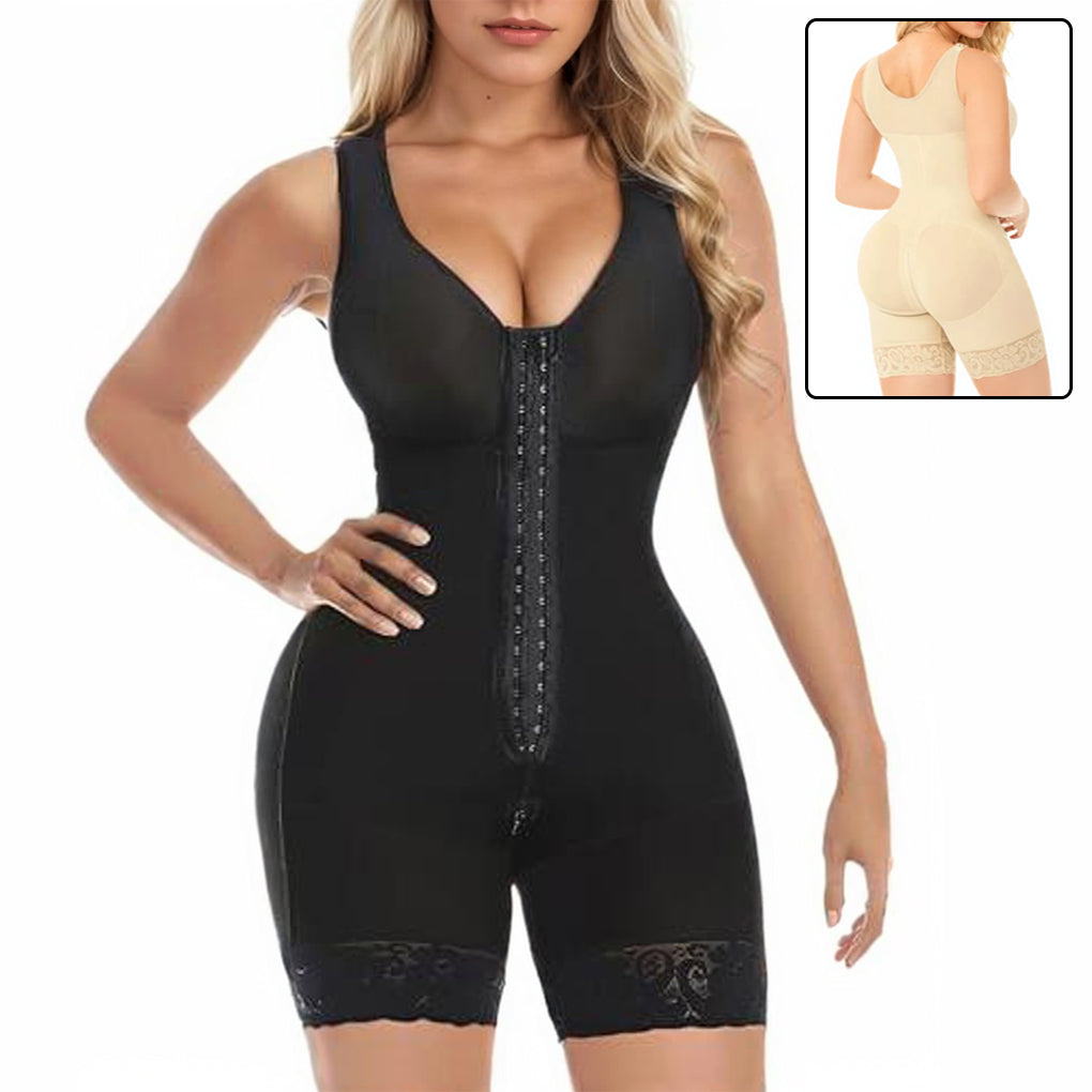 Colombian Shapewear | Full Body Shaper With Tummy Control & Zipper