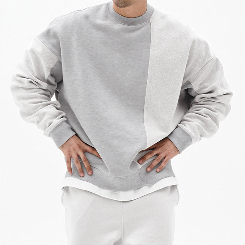 Men's Loose Pullover Round Neck Sweater | Cotton Blend | Comfortable Fit