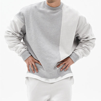 Men's Loose Pullover Round Neck Sweater | Cotton Blend | Comfortable Fit