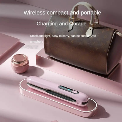 Wireless Hair Straightener - Portable Cordless Flat Iron With USB Rechargeable Battery