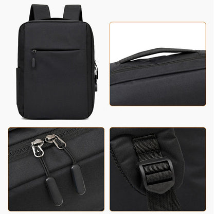 Laptop Backpack USB With Air Cushion Straps – Business Nylon Bag