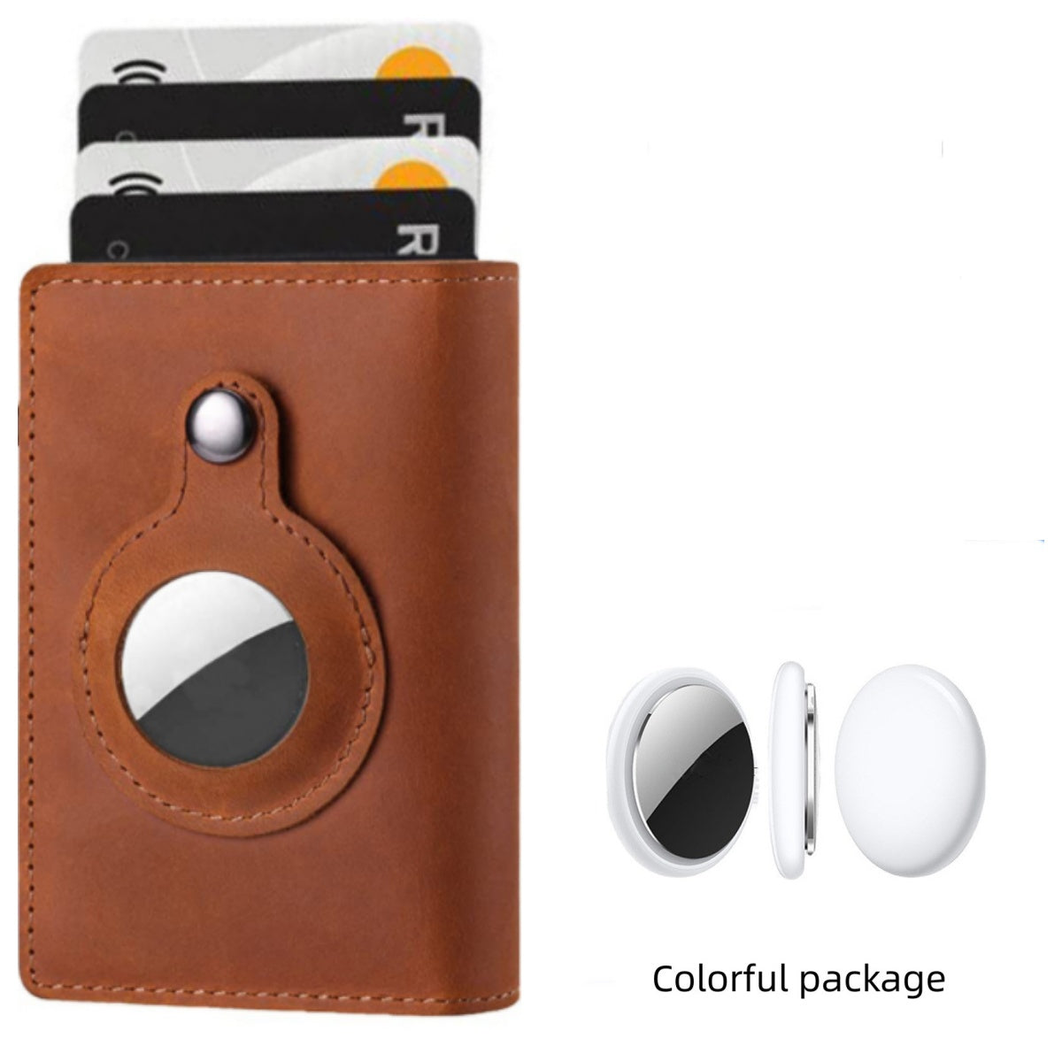 Leather Slim Wallet | RFID Card Holder & Anti Theft Bullet Card Bag for Men