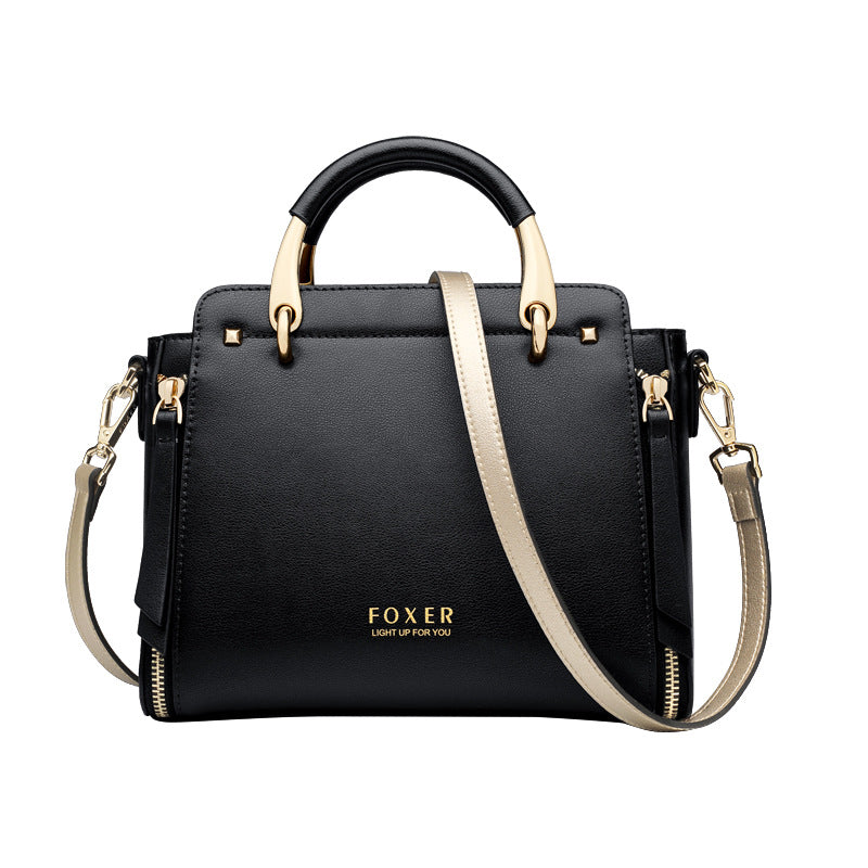 Leather Handbags | Designer Small Shoulder Bag With Zipper Closure