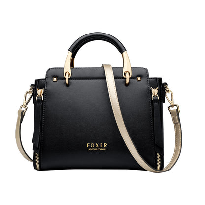 Leather Handbags | Designer Small Shoulder Bag With Zipper Closure