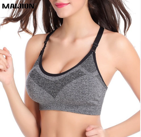 Women Sport Bras - Seamless Yoga Top | Shockproof Fitness Bra For Running