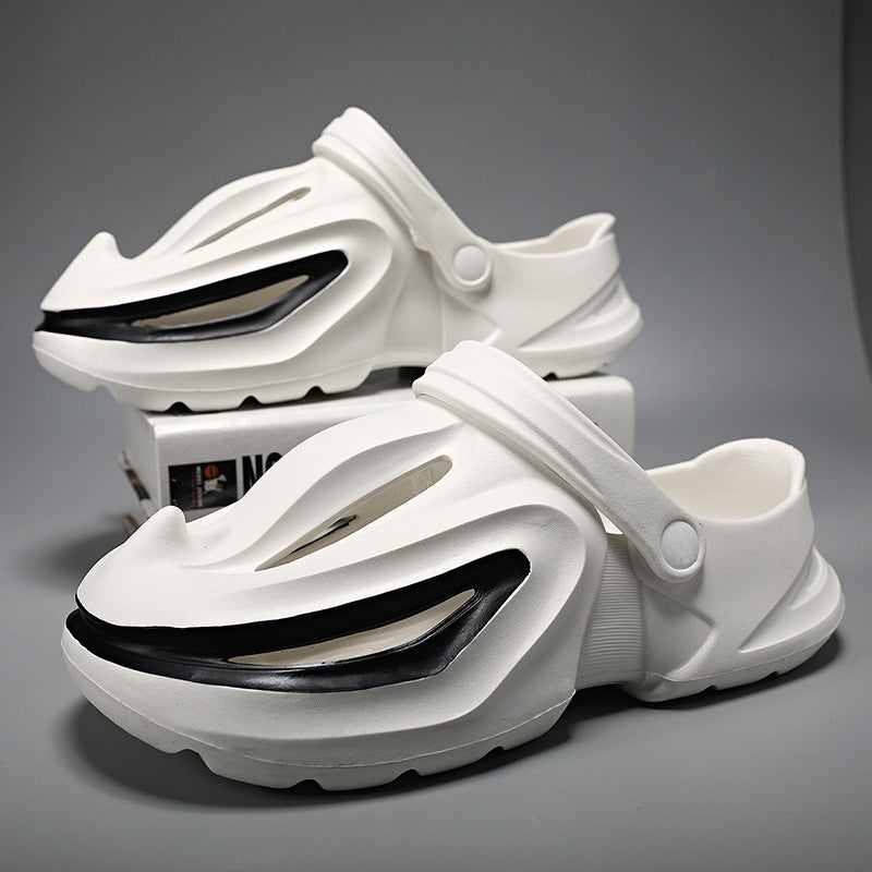 Men Beach Shoes – Lightweight Waterproof Beach Sandals Men Slip-Ons