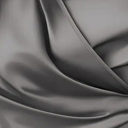 Women's Elegant Cross V-Neck Blouse, Ruffle Detail Button Accent Office Shirt For Casual Wear