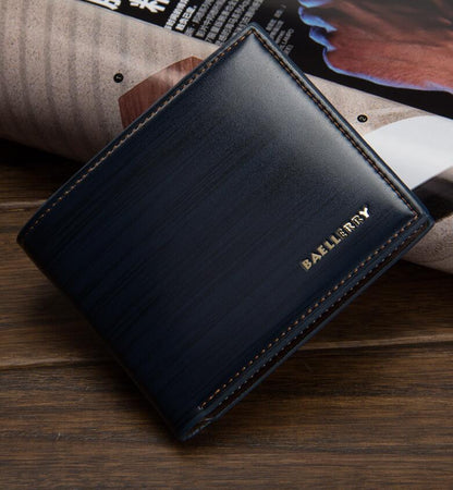 Men's 3 Fold Wallet | PU Leather Folding Wallet With Money Clip | Japanese Style