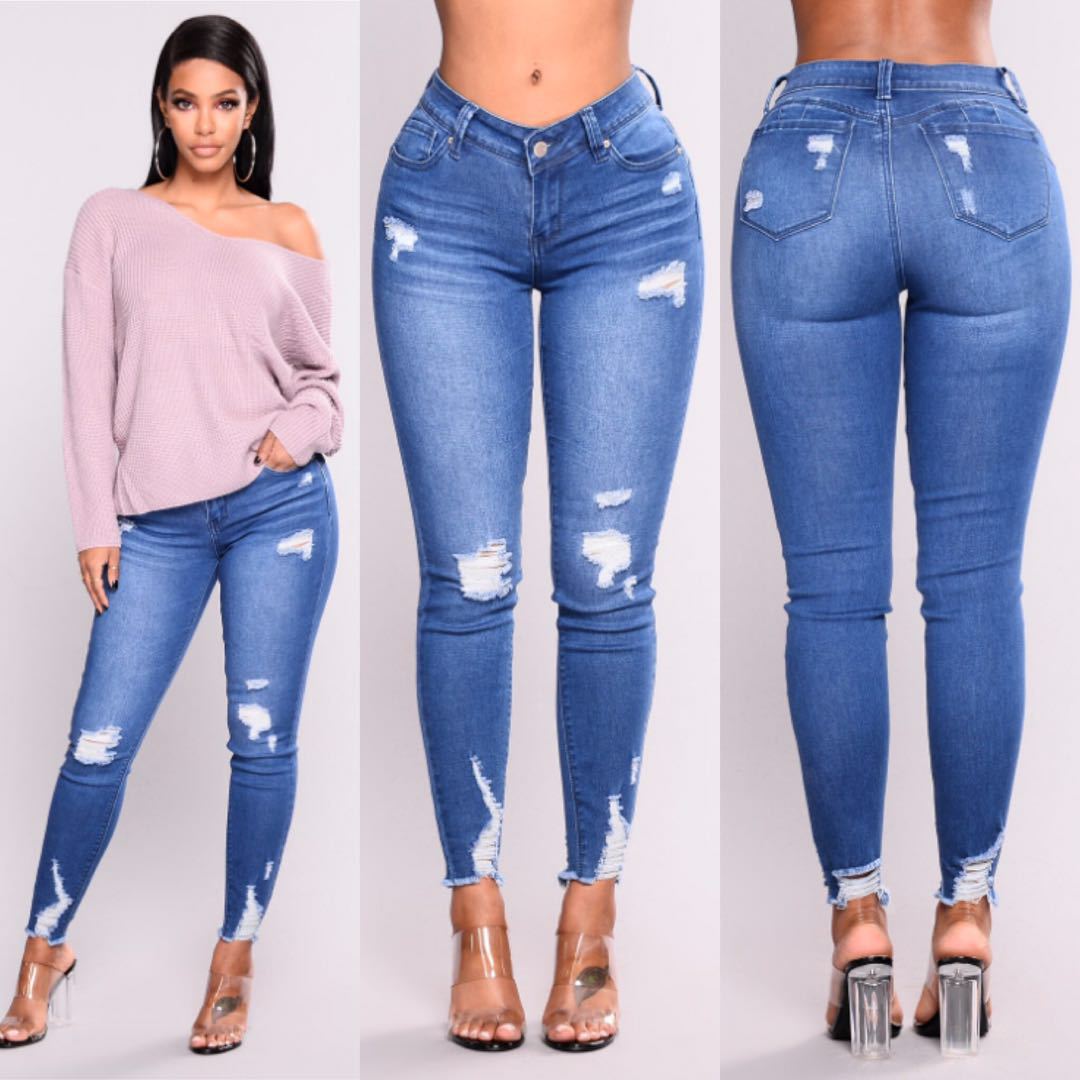 High Waist Pencil Pants - Slim Fit Stretchy Trousers for Women