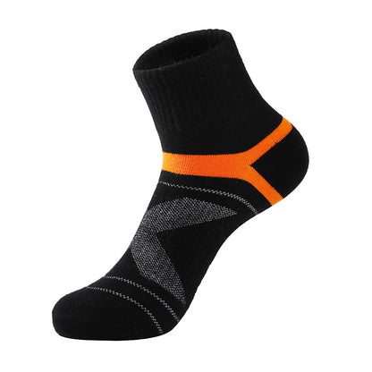 Basketball Socks | Breathable Cotton Sports Socks | Warm Winter Jacquard Design