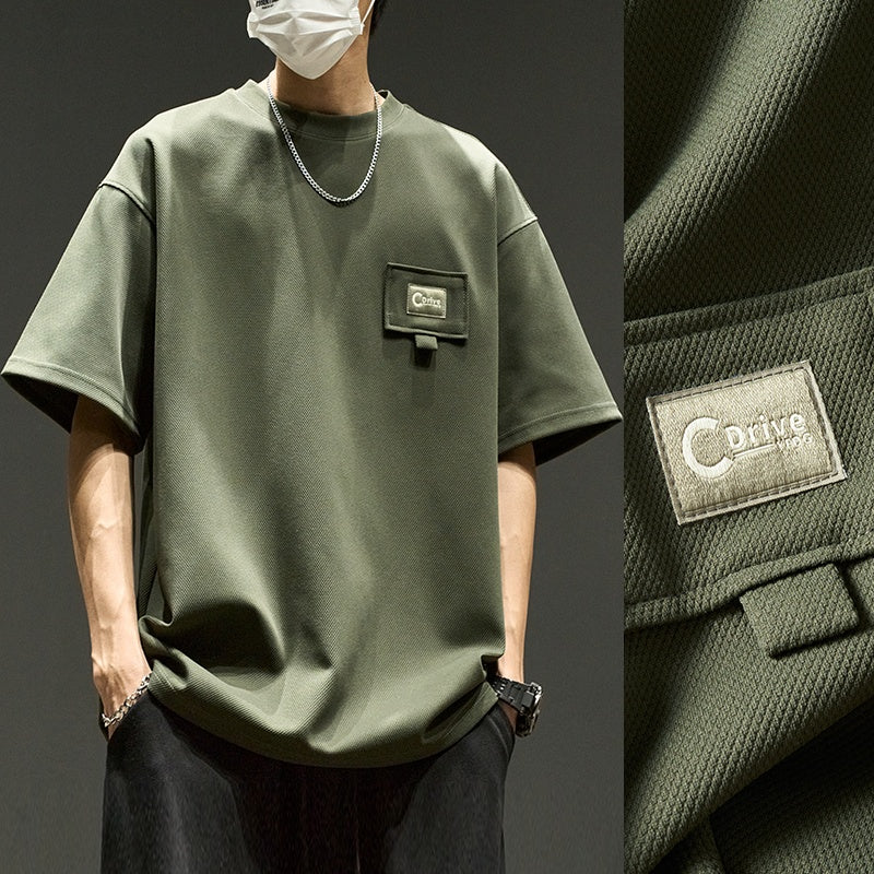 Men's Summer Shirt - Lightweight Short Sleeve Casual Top With Non Ironing Fabric