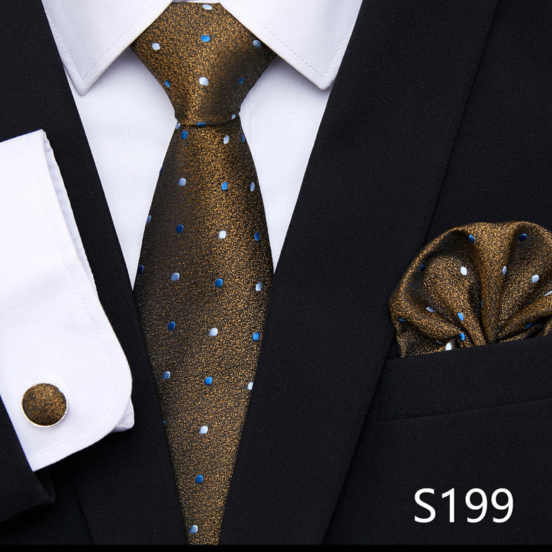 Men's Patterned Ties | European Style Neckwear Set With Silk Patterns