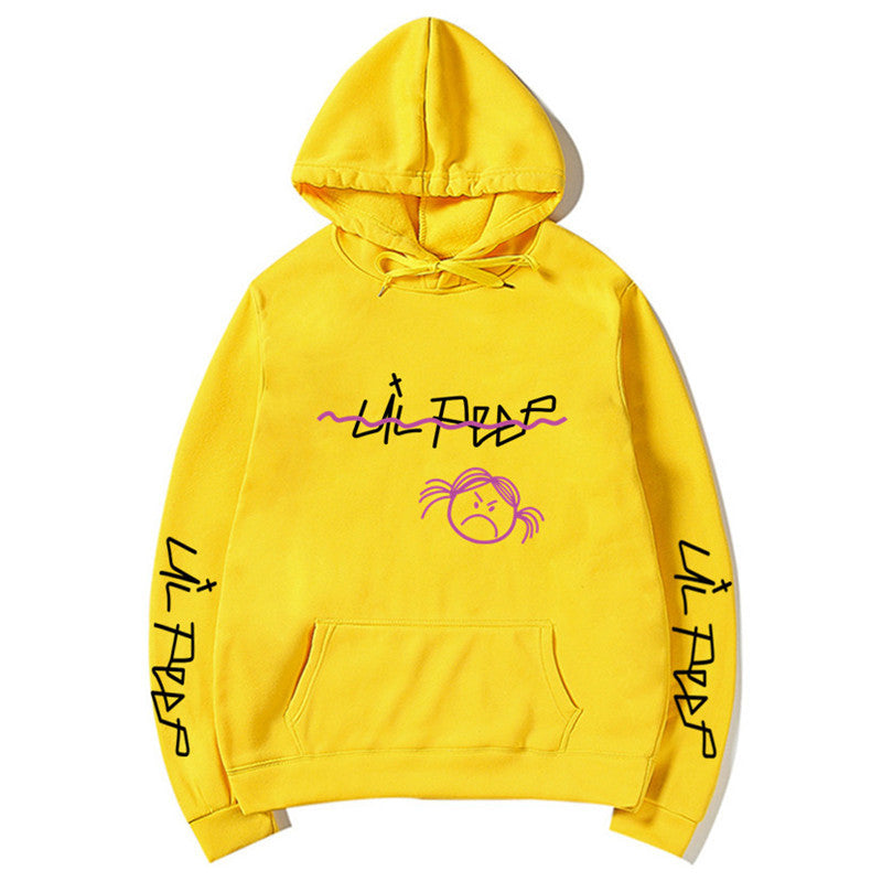 Lil Peep Hoodies - Graphic Hooded Sweatshirt | Loose Fit Pullover Fleece