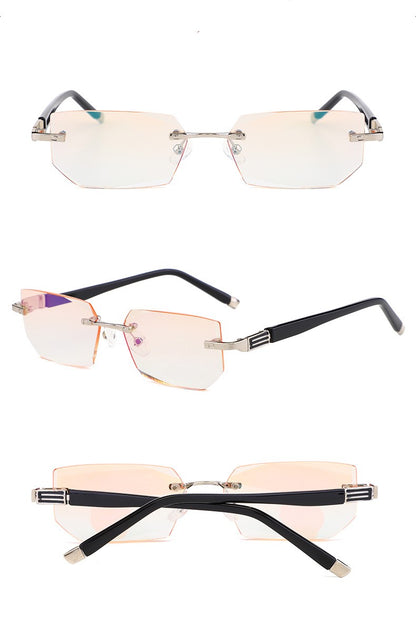 Diamond-Cut Reading Glasses | Lightweight Metal Frames | Stylish Unisex Eyewear