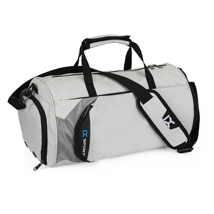Men Sports Bags – Waterproof Training Gym Bag With Trolley Strap