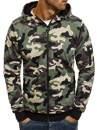 Camouflage Cardigan Hoodies | Lightweight Camo Knitwear For Men & Women
