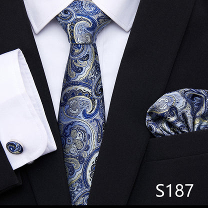 Men's Patterned Ties | European Style Neckwear Set With Silk Patterns