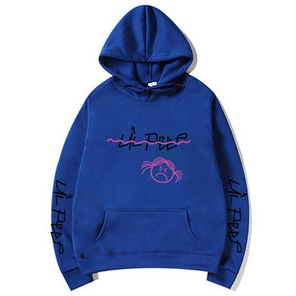 Lil Peep Hoodies - Graphic Hooded Sweatshirt | Loose Fit Pullover Fleece