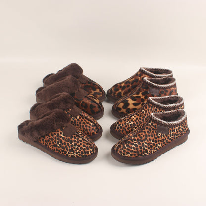 Women's Leather Shoes | Plus Size Warm Footwear | Genuine Cowhide Flat Heel