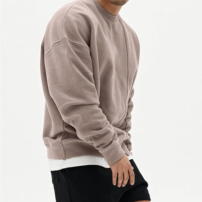 Men's Loose Pullover Round Neck Sweater | Cotton Blend | Comfortable Fit