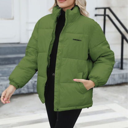 Women Winter Coat | Casual Windproof Down Cotton Jacket | Warm Thickened Outerwear