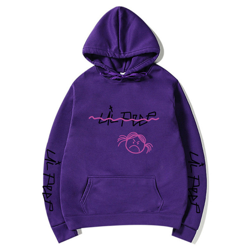 Lil Peep Hoodies - Graphic Hooded Sweatshirt | Loose Fit Pullover Fleece