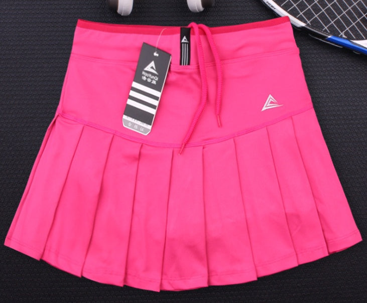 Girls Tennis Skirts With Safety Shorts | Quick Dry Women Badminton Skirt