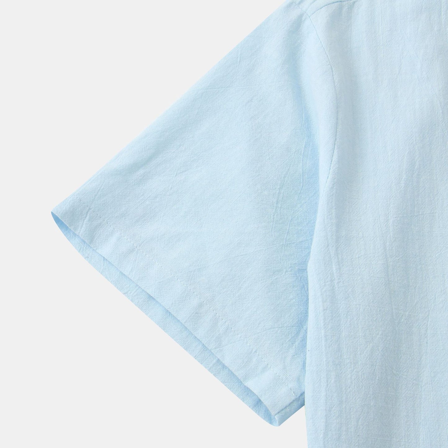 Casual Short Sleeve Shirt - Men's Summer Shirt With Floral Print & Lapel Collar