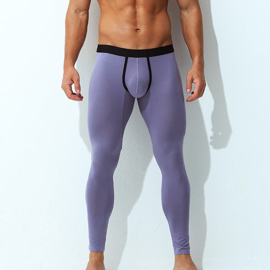 Modal Pants Men | Lightweight Casual Capri Trousers | Breathable Fabric Comfort